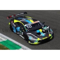 Voiture Miniature - SPARK - LAMBORGHINI Huracan GT3 Evo - Échelle 1/43 - DTM 2021 - Noir/Jaune/Bleu
