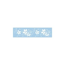 Pochoir, Moulure de feuilles, 15x60 cm, 1 pce
