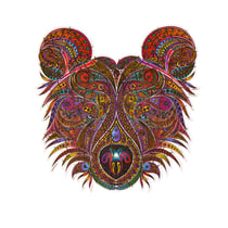 Puzzle en bois - L'Ours Gourmand - Boite en carton - Creatifwood