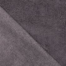 Tissu Micro Éponge Bambou Gris foncé