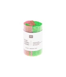 Fil à Nouer 6,5 cm Marbré – Rico Hooki Hooki Vert Fluo