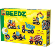 Perles a repasser - Camions de chantier - Crée 5 types de véhicules de chantier.