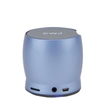 Enceinte Bluetooth Portable Mini Hifi Stereo Bass Puissante Metal Subwoofer Bleu YONIS