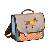 CARTABLE 36 VINTAGE - 2 COMPARTIMENTS Animascot - 36x30x14 cm