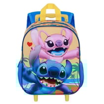 Lilo & Stitch - Sac à dos à roulettes 3D Ocean Blue Small