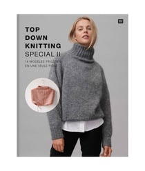 Livre Top Down Knitting Spécial II - Rico Design Gris
