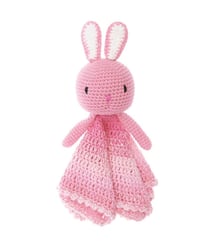 Kit Ricorumi à crocheter Baby Blankies Lapin - Rico Design Lapin Rose
