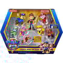 Coffret 6 figurines pat patrouille le film : marcus chase stella ruben zuma rocky - chiots - spin master 20130204