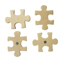 Graine Créative - Magnet Puzzle en bois 5 cm 4 pièces