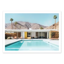Affiche 50x70 cm - California Palm Springs - Philippe Hugonnard