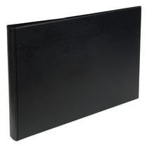 Classeur rembordé PVC dos rond 4 anneaux 30mm - A3 horizontal - Noir - Exacompta