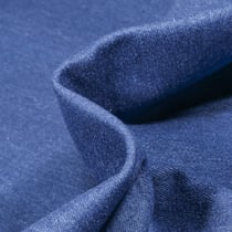 Tissu  Jeans Rachel sur fond Bleu