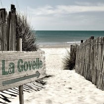 Tableau sur toile panneau la Govelle 30x30 cm