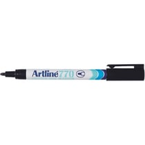 Lot de 12 marqueurs permanents ARTLINE 770 pointe conique 1 mm noir