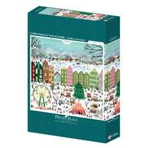 Puzzle 1000 pièces - Noël sur la Place - Pieces & Peace