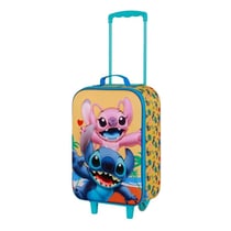 Lilo & Stitch - Valise Trolley Soft 3D Stitch Ocean Blue 52 cm