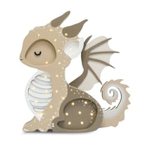Lampe Veilleuse Dragon brun