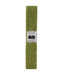 Biais en coton motif Etoiles 1,5m x 20mm - Passion Rubans Vert Olive