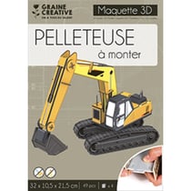 Graine Créative - Maquette 3D Mousse Pelleteuse