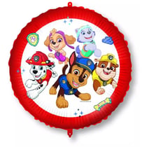 Ballon Aluminium Hélium Pat Patrouille Rescue Heroes - 46 cm