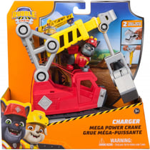 Coffret pat patrouille ruben et cie : grand camion grue + charlie - véhicule de luxe - figurine chien - paw patrol - spin master