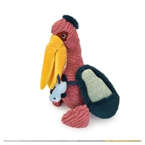 Peluche tresors marins – Pelican 34 cm - Histoire D'Ours - Jaune