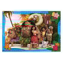 Puzzle vaiana 2 disney : l'heroine et ses amis du bout du monde 104 pieces - supercolor - clementoni - 25786