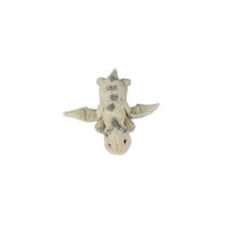 Peluche Hackuchumu - WUSHU - Dragon d'Argent - Taille S - 20 cm