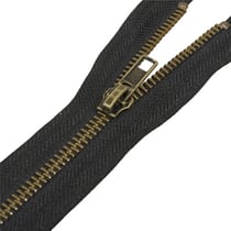 Fermeture en métal séparable n°5 noir