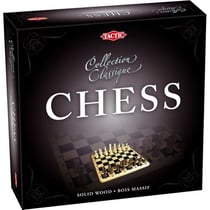 Coffret Echecs En Bois - Jeux de société classique et stratégie -