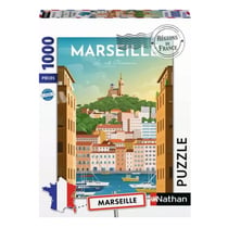 Puzzle 1000 pieces - Affiche Marseille