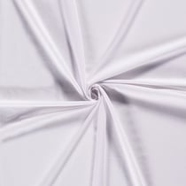 Tissu Gabardine de Viscose extensible Carmina uni Blanc