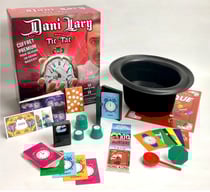 Coffret premium dani lary maitre du temps - 50 tours de magie + 50 illusions d'optique - mégagic - jeu de société