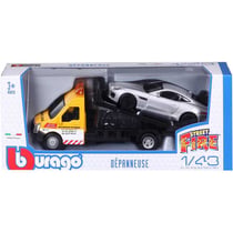 Dépanneuse 1:43 avec véhicule - StreetFire - Burago - Modèle Aléatoire