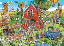 Puzzle 350 pièces - Folie de la Ferme - Cobble Hill