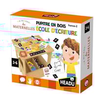 Jeu écriture et lettres Headu Pupitre en bois École d'écriture
