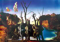 Puzzle 1000 pièces - Salvador Dalí - Swans Reflecting Elephants, 1937 - Bluebird Puzzle