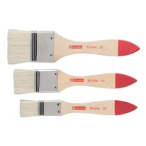 Pinceaux - Plats - Spalters - Acrylique et huile - Fibres naturelles - 3 tailles