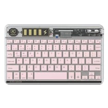 Clavier Pour Tablette Bluetooth 10 Pouces Silencieux Avec Lumière Rose Rose YONIS