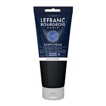 Peinture acrylique - Noir d'ivoire - 269 - Fine - Lefranc Bourgeois - Tube 200ml