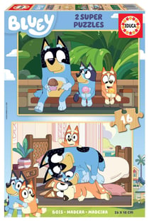puzzle 2 X 16 pcs Bluey famille - Educa Borras