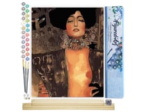Peinture par Numéro Figured'Art - Gustav Klimt - Judith - Kit de Loisir Créatif DIY Numéro d'Art Complet - 40x50cm toile roulée + châssis en bois à monter