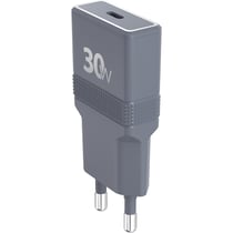 Force Power Chargeur UltraGaN USB-C Pocket 30W Power Delivery Ultra Rapide Compact Gris