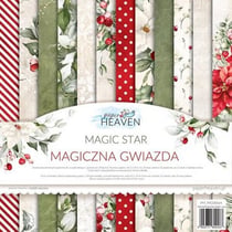 12 papiers scrapbooking 30 x 30 cm Heaven MAGIC STAR