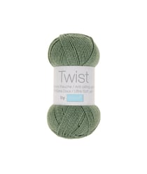 Pelote à tricoter TWIST - 100gr - Trimits 06 Vert
