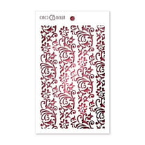 Pochoir plastique souple réutilisable 24 x 14.5 cm Ciao Bella PISA 24
