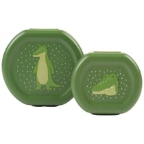 Lot de 2 boîtes à goûter à clip Trixie