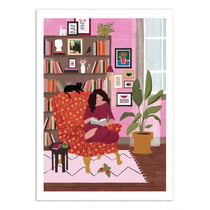 Affiche 50x70 cm - Reading - Maja Tomljanic