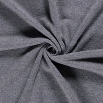 Tissu Polaire uni Gris foncé chiné