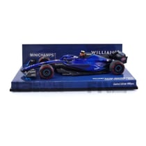 Voiture miniature de collection - MINICHAMPS - WILLIAMS FW45 - Échelle 1/43 - Bleu/Noir - 2023